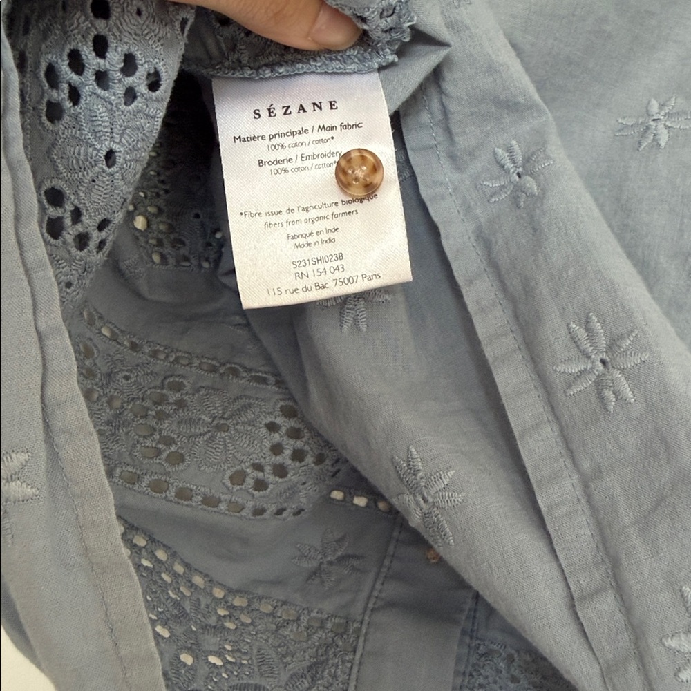 Sézane Cassy shirt in the color Vintage - Picture 6 of 6